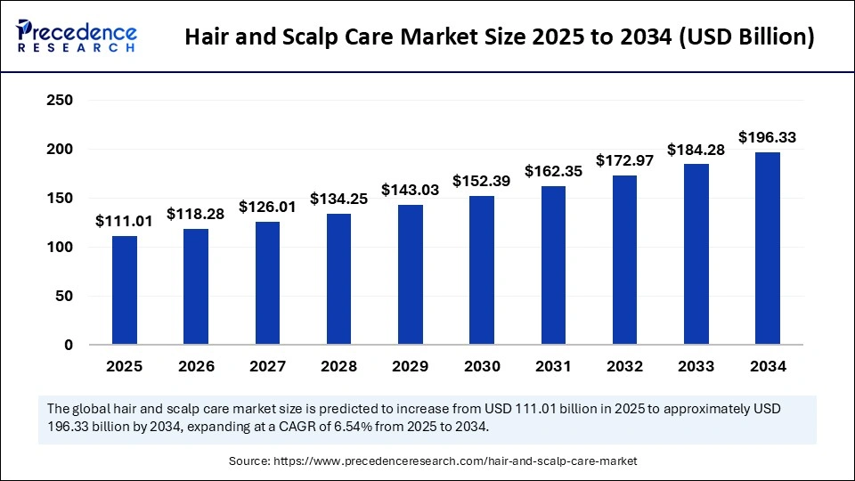Hair and Scalp Care Market Size 2025 to 2034