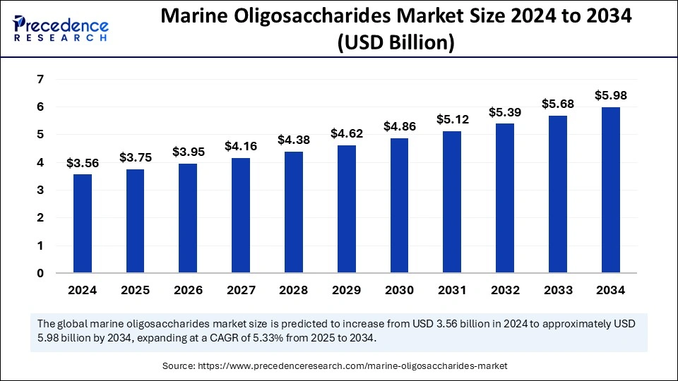 Marine Oligosaccharides Market Size 2025 to 2034