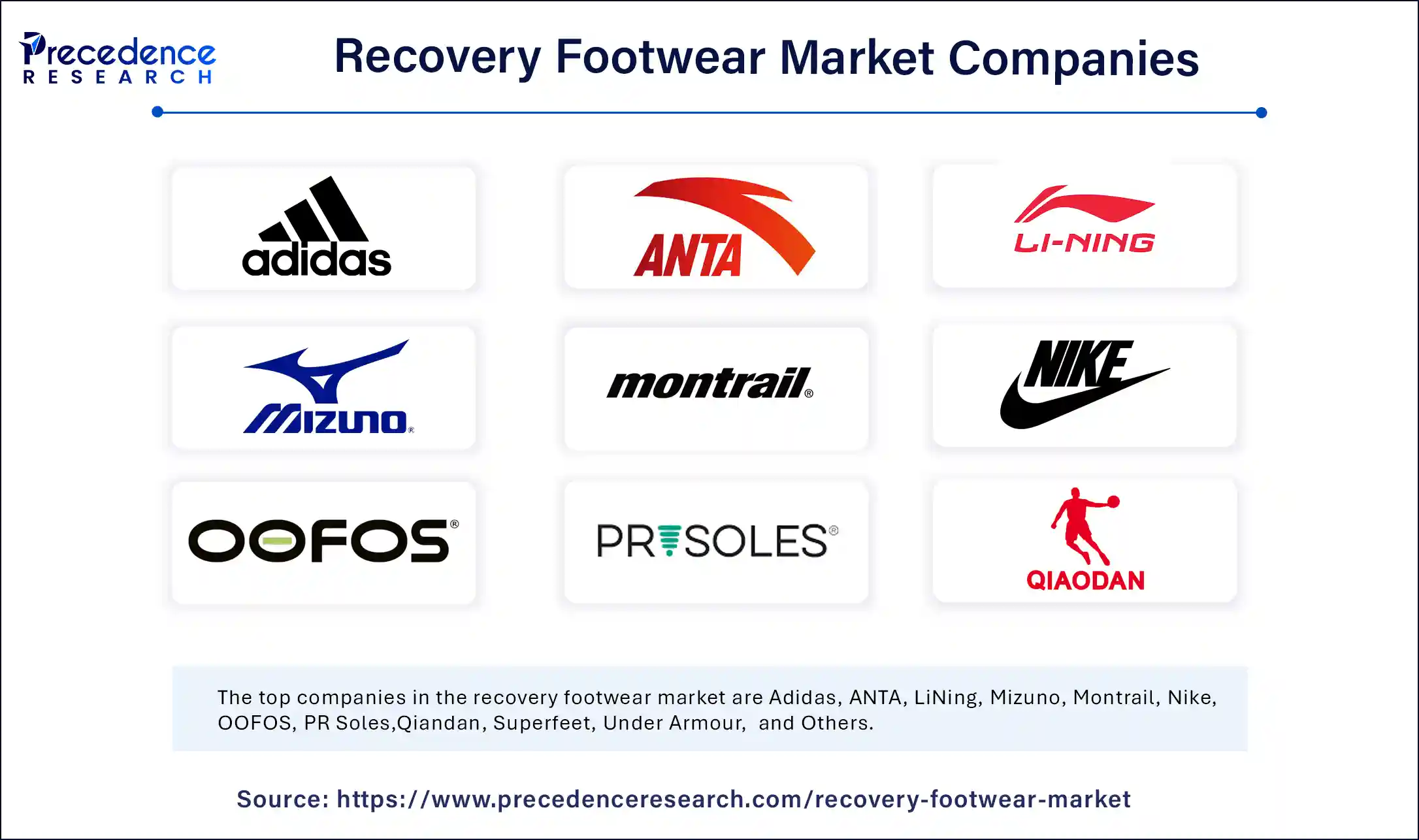 Recovery Footwear Market Companies