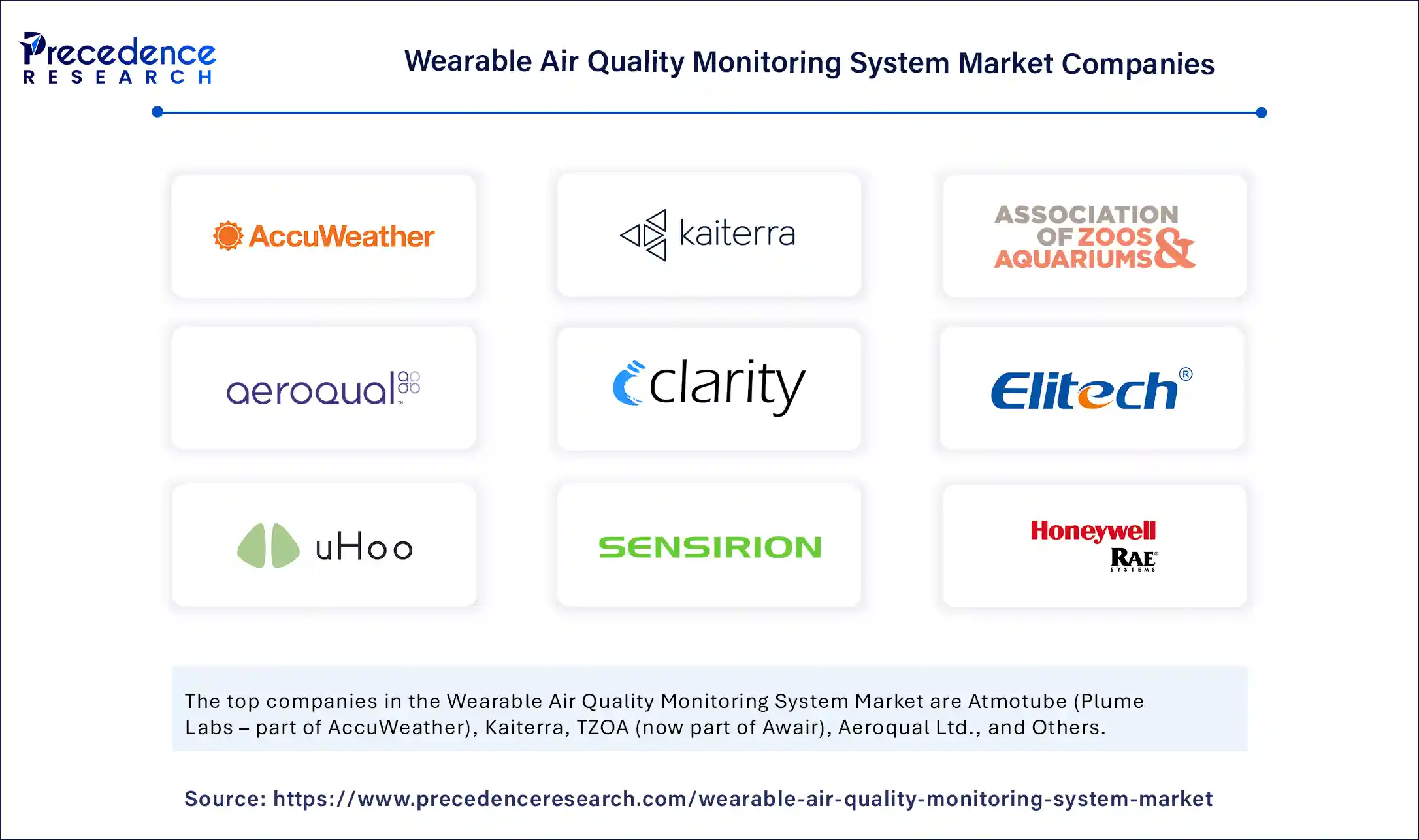 Wearable Air Quality Monitoring System Market Companies